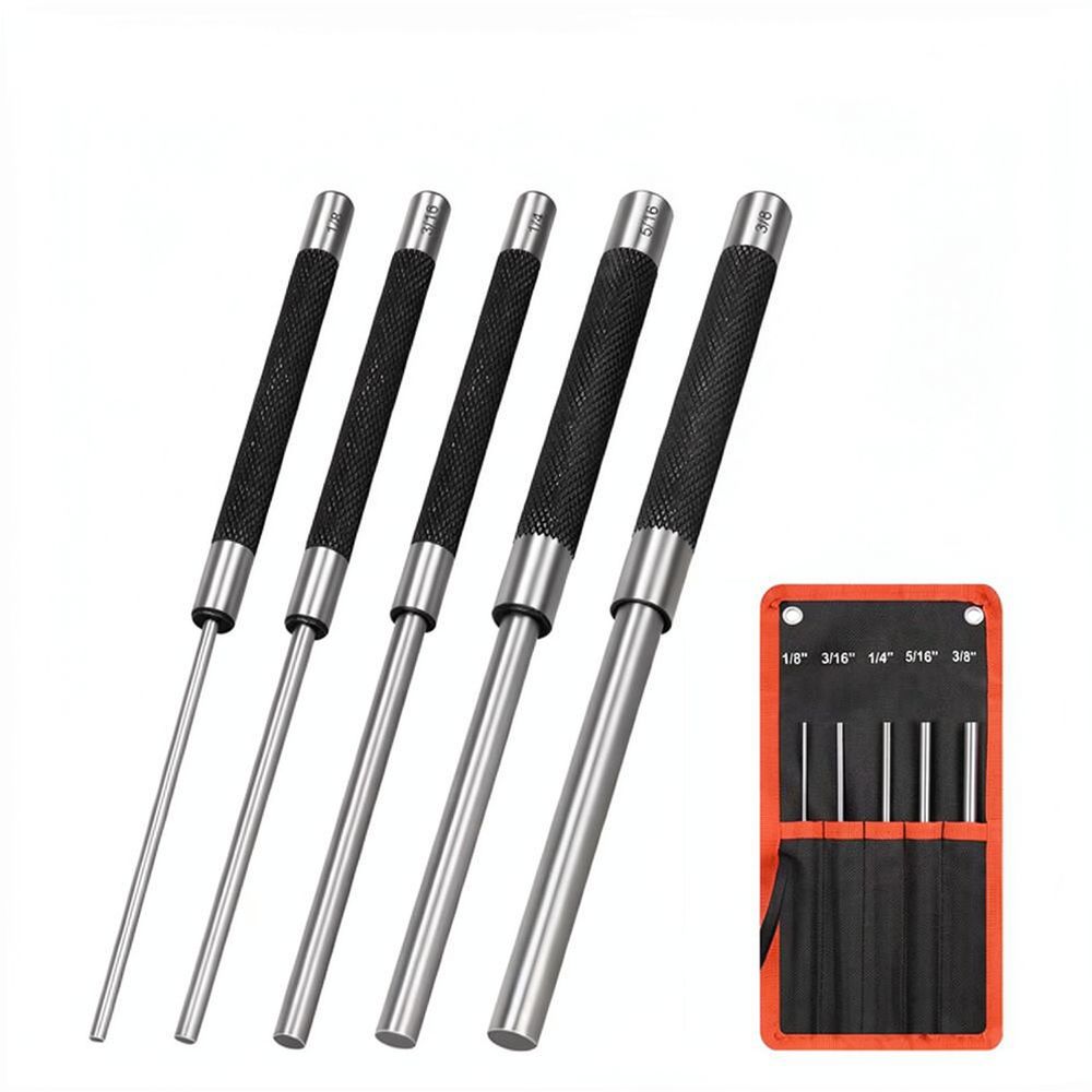 Hand Tools In Workshop - Precision Pin Punch Set Chrome Steel