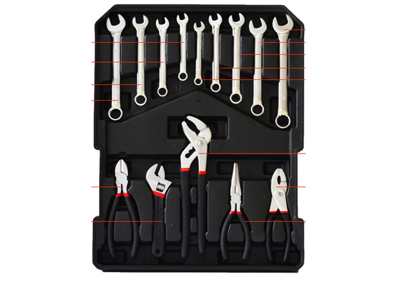 186 Pieces Aluminum Case Troll - Tool Set ulasan dan harga