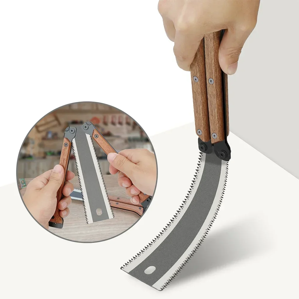 Foldable Double Sided Hand Saw - Hacksaw ulasan dan harga