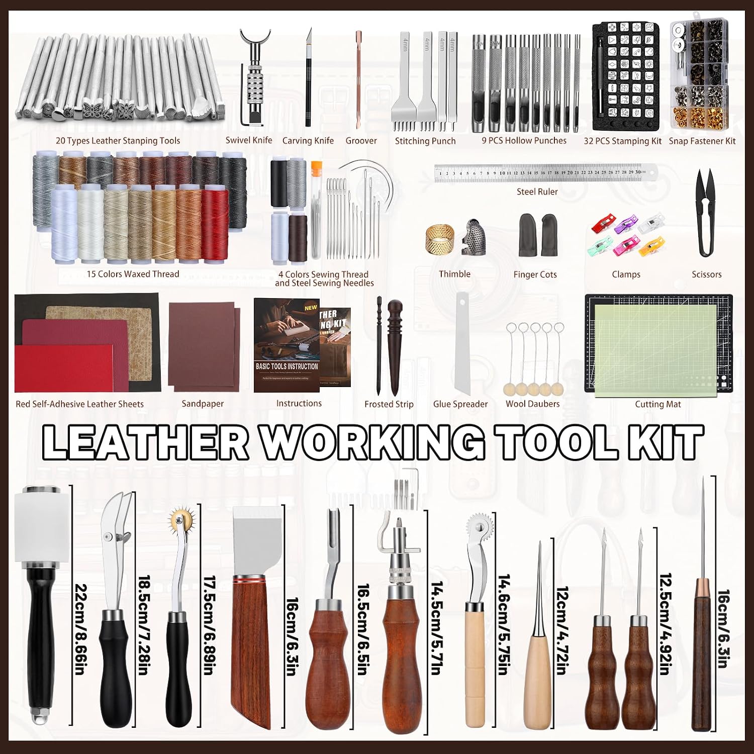 Leather Working Kit, Leather W - Tool Bag ulasan dan harga